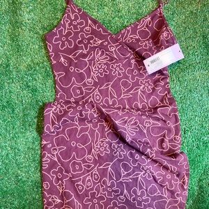 Wild Fable Purple Floral Dress